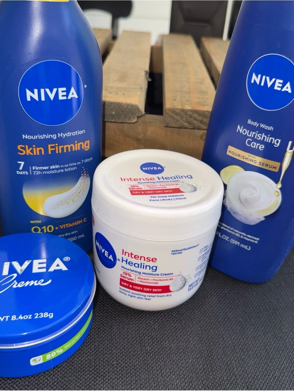 NIVEA Intense Healing & Skin Firming Body Care Bundle -